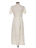 OAK + FORT 100% Polyester Ivory Casual Dress Size S - photo 2