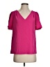 Trina Turk 100% Polyester Pink Short Sleeve Blouse Size S - photo 1