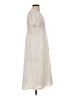 OAK + FORT 100% Polyester Ivory Casual Dress Size S - photo 4