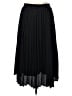Chartou 100% Polyester Solid Black Formal Skirt Size L - photo 1