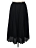 Chartou 100% Polyester Solid Black Formal Skirt Size L - photo 2