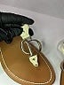 Christian Dior Gold Flip Flops Size EU 37 1/2 - photo 3