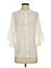 CAbi 100% Polyester Ivory 3/4 Sleeve Blouse Size S - photo 1