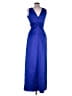 B2 100% Polyester Blue Cocktail Dress Size 10 - photo 2