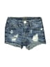 Justice Blue Denim Shorts Size 6 - photo 1