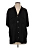 Zara Black Short Sleeve Button-Down Shirt Size S - photo 1