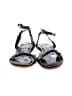J.Crew 100% Leather Black Sandals Size 8 1/2 - photo 2