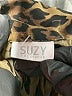 Suzy 100% Polyester Animal Print Brown Long Sleeve Blouse Size S - photo 7