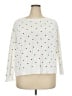 Talbots 100% Pima Cotton Polka Dots White Pullover Sweater Size 2X Petite - photo 1