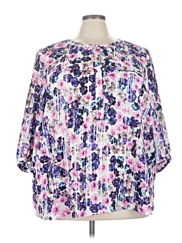 Not Your Daughter's Jeans 3/4 Sleeve Blouse (view 1)