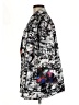 Unbranded Print Silver Black Raincoat Size M (estimated) - photo 5
