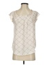 LC Lauren Conrad 100% Polyester Ivory Sleeveless Blouse Size XS - photo 1