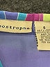 Apostrophe Stripes Purple Casual Skirt Size 4 - photo 4