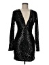 Windsor 100% Polyester Black Cocktail Dress Size M - photo 1