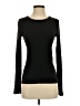 Three Dots Black Long Sleeve T-Shirt Size S - photo 1