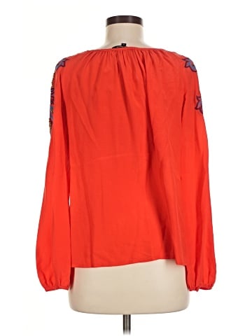Nanette Lepore Long Sleeve Silk Top (view 2)