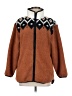 Lands' End 100% Polyester Brown Cardigan Size M (petite) - photo 1