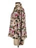 CAbi 100% Polyester Floral Pink Long Sleeve Blouse Size S - photo 5