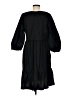 Chico's Solid Black Casual Dress Size Med (1) - photo 2