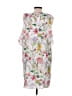 Parker Floral White Casual Dress Size L - photo 2