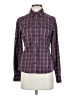 Columbia 100% Polyester Plaid Purple Long Sleeve Blouse Size XS - photo 1