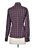 Columbia 100% Polyester Plaid Purple Long Sleeve Blouse Size XS - photo 2