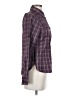Columbia 100% Polyester Plaid Purple Long Sleeve Blouse Size XS - photo 4