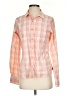The North Face Plaid Orange Long Sleeve Button-Down Shirt Size S - photo 1
