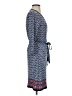 Max Studio Print Blue Casual Dress Size S - photo 4