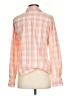 The North Face Plaid Orange Long Sleeve Button-Down Shirt Size S - photo 2