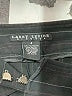 Larry Levine Stripes Black Dress Pants Size 4 - photo 4