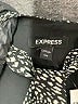 Express 100% Polyester Tweed Gray Black Cocktail Dress Size XXS - photo 3