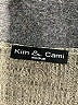 Kim & Cami Metallic Silver 3/4 Sleeve Blouse Size M - photo 7