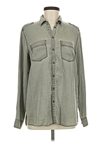 Express Long Sleeve Button-Down Shirt (view 1)