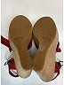 Chloé 100% Cotton Burgundy Wedges Size EU 37 - photo 8
