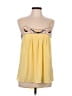 Love Stitch 100% Polyester Yellow Sleeveless Blouse Size L (estimated) - photo 1