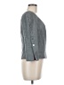 Lew Magram Gray 3/4 Sleeve Top Size 10 - photo 4