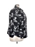 Silkland 100% Silk Print Black Jacket Size 3X - photo 4