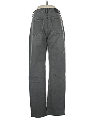 Madewell The '90s Straight Jean in Burwick Wash: Cross-Tab Edition (view 2)