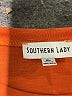 Southern Lady Orange 3/4 Sleeve Top Size XL - photo 7