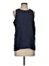 Design History Blue Sleeveless Blouse Size S - photo 1