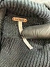 Free People Color Block Black Pullover Sweater Size S - photo 7