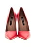 BCBGMAXAZRIA 100% Leather Red Heels Size 7 1/2 - photo 2