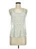 Chloe K Ivory Teal Sleeveless Blouse Size M - photo 1