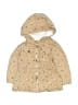 Little Lass 100% Cotton Stars Gold Raincoat Size 2T - photo 1
