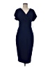 Alexia Admor Solid Blue Cocktail Dress Size M - photo 1