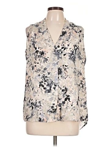 Rose + Olive Sleeveless Blouse (view 1)