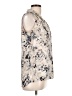 Rose + Olive 100% Polyester Floral Ivory Sleeveless Blouse Size L - photo 4