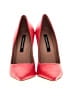 BCBGMAXAZRIA 100% Leather Red Heels Size 7 1/2 - photo 2