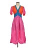 Boden Color Block Pink Casual Dress Size 2R - photo 1